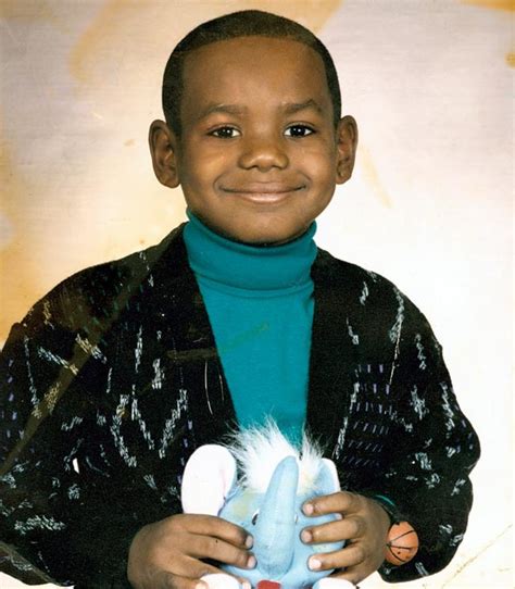 lebron james as a child.